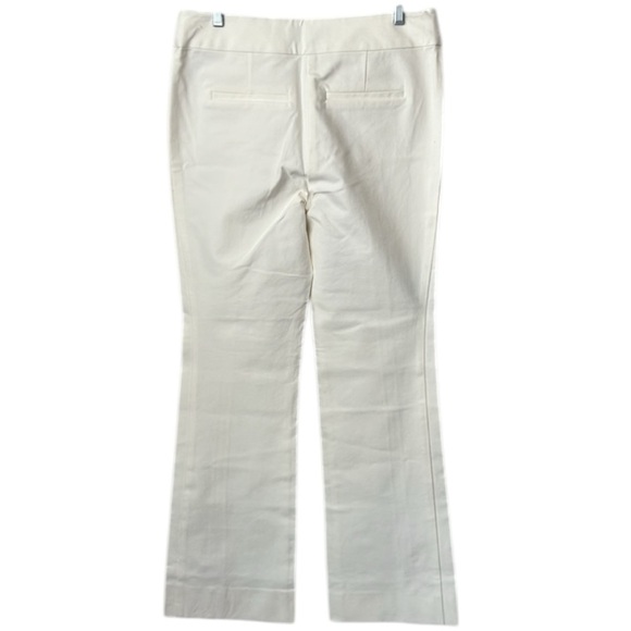 10 Crosby Derek Lam Maeve Front Slit Trouser Size 12 In Soft White Cream - Picture 6 of 15